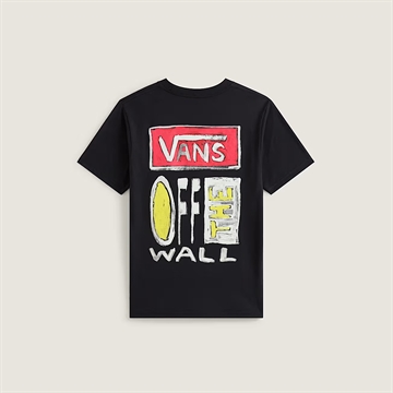 Vans Jr. T-shirt Vans On Canvas Tee Black